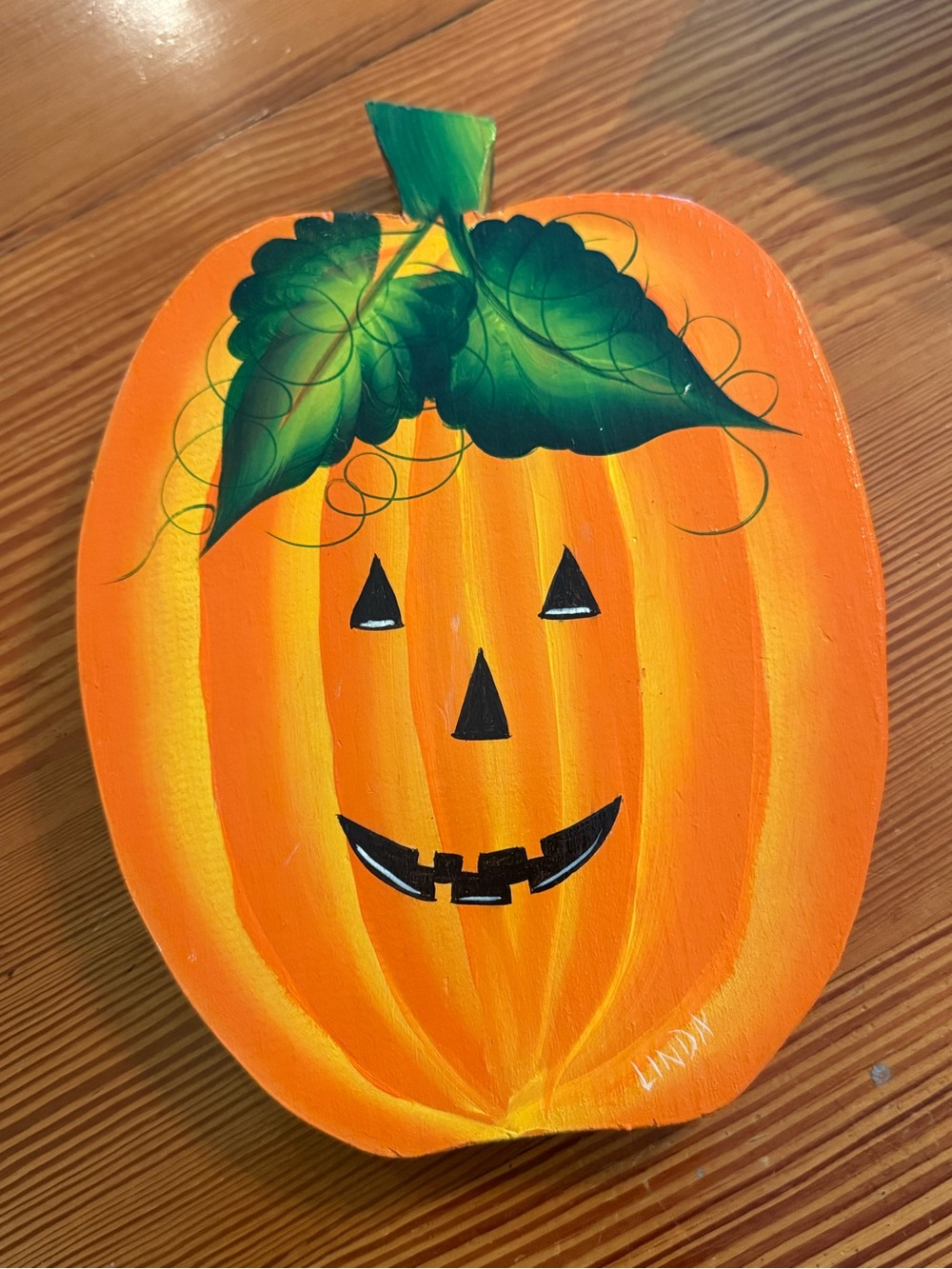 Hand-Painted Pumpkin